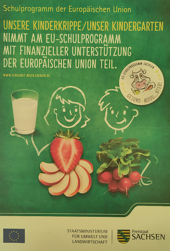 Unsere Milch wird gefördert.