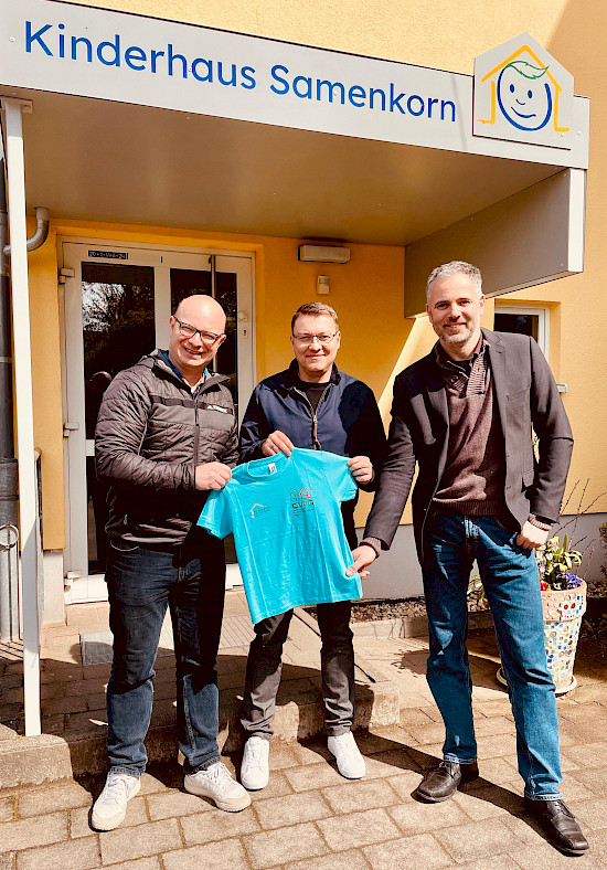 Die T-Shirts wurden an unsere Vorschüler überreicht - herzlichen Dank!