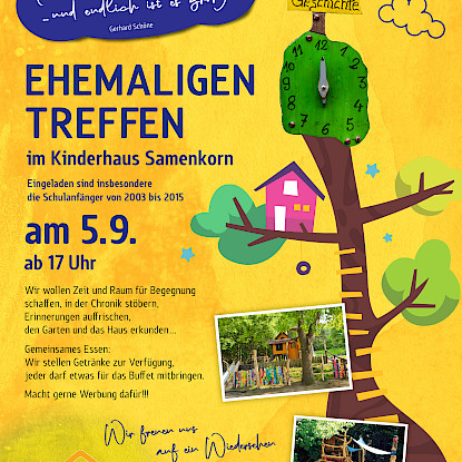 Wir laden ehemalige Kinderhauskinder und Mitarbeitende ein.